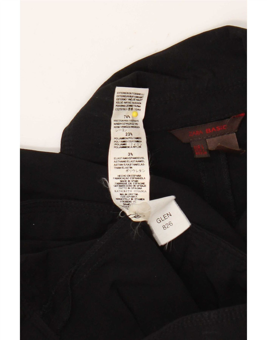 Zara Womens Bomber Jacket UK 14 Large Black Viscose