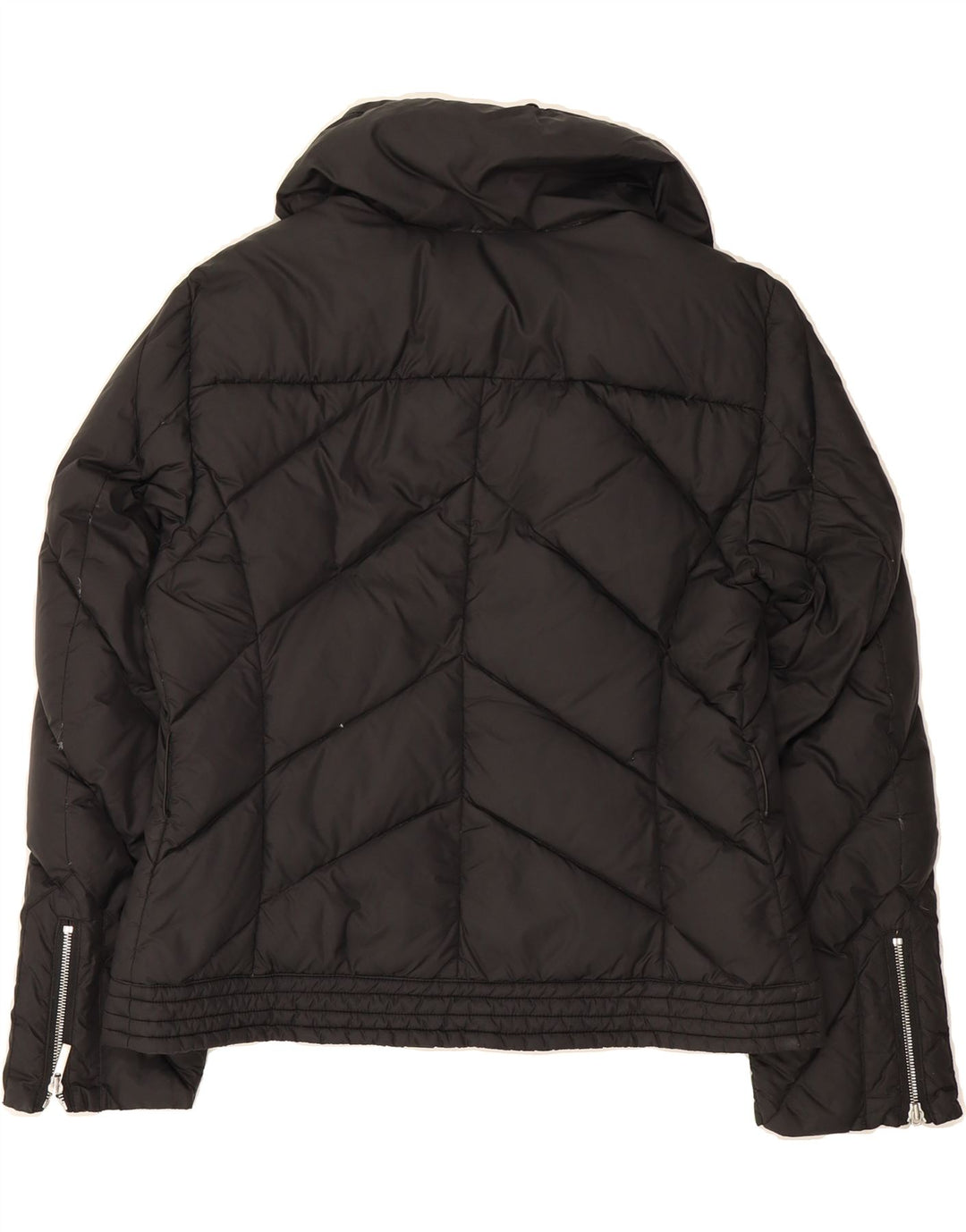 KAREN MILLEN Womens Padded Jacket UK 14 Large Black Polyamide Vintage Karen Millen and Second-Hand Karen Millen from Messina Hembry 