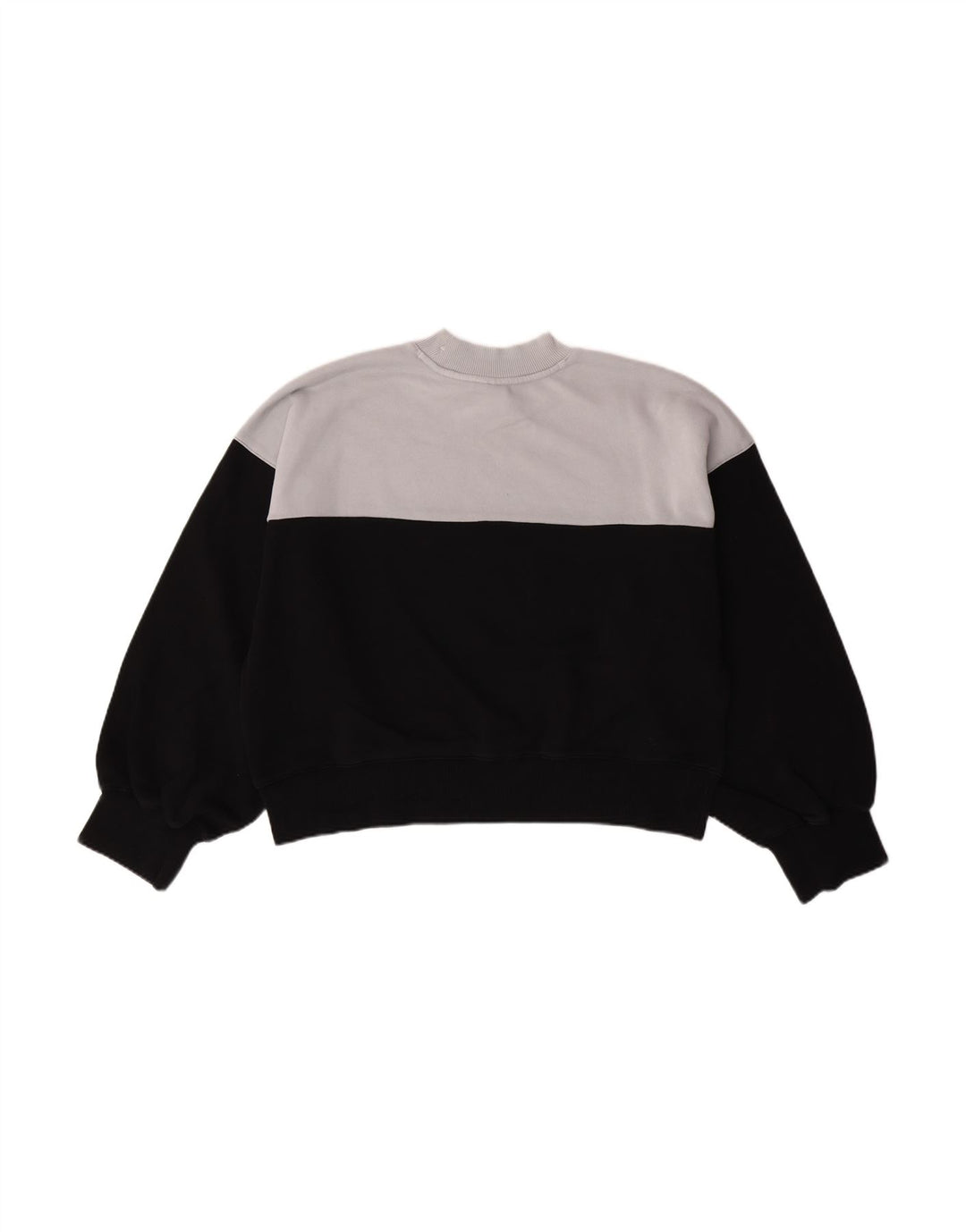CHAMPION Womens Crazy Pattern Sweatshirt Jumper UK 14 Medium Black Sports