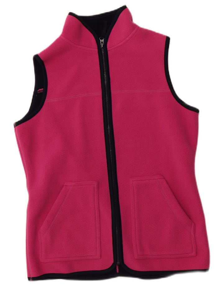 ST. BERNARD Girls Fleece Gilet 10-11 Years Pink Polyester
