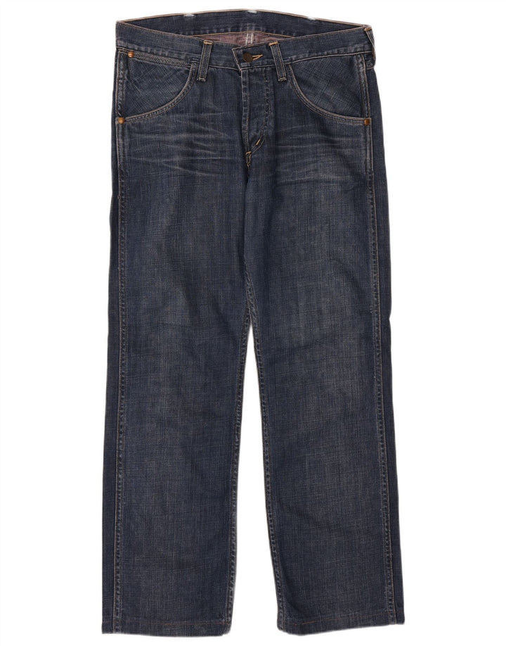 WRANGLER Womens Straight Jeans W29 L28 Blue Cotton