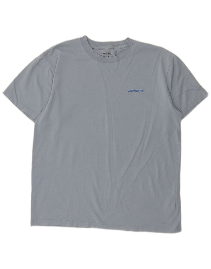 Carhartt Mens T-Shirt Top Small Blue Cotton