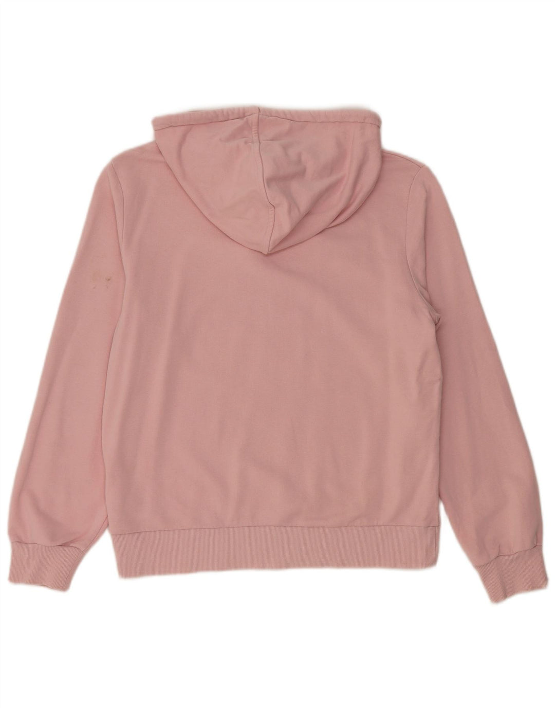 Marks & Spencer Womens Oversized Hoodie Jumper UK 8 Small Pink Cotton
