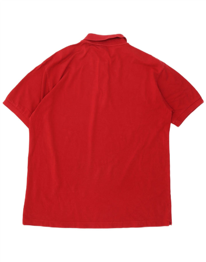 Kappa Mens Polo Shirt 3XL Red Cotton