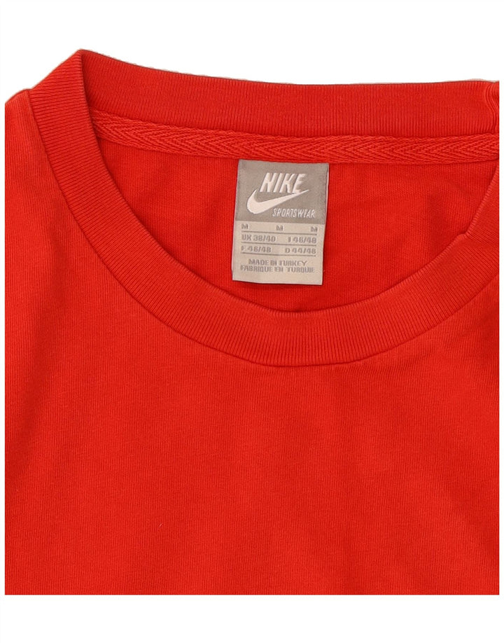 NIKE Mens Graphic T-Shirt Top UK 38/40 Medium Red Vintage Nike and Second-Hand Nike from Messina Hembry 