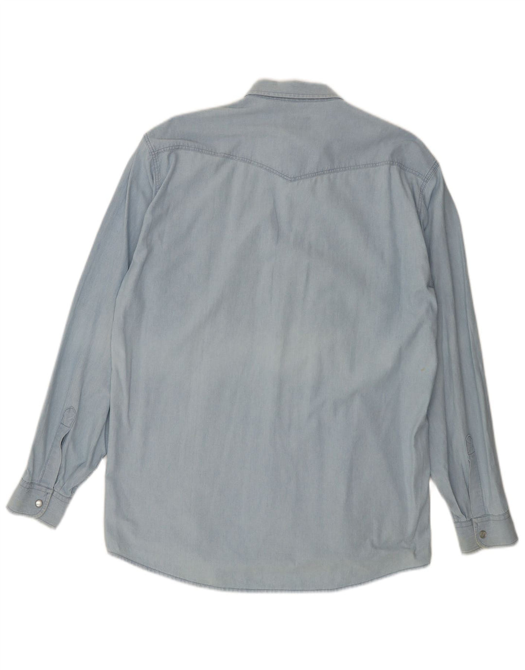 LEVI'S Mens Denim Shirt Large Blue Cotton