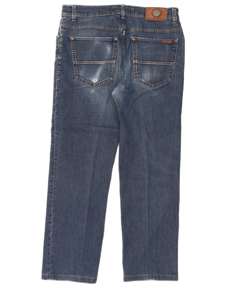 TRUSSARDI Mens Straight Jeans W30 L26 Blue