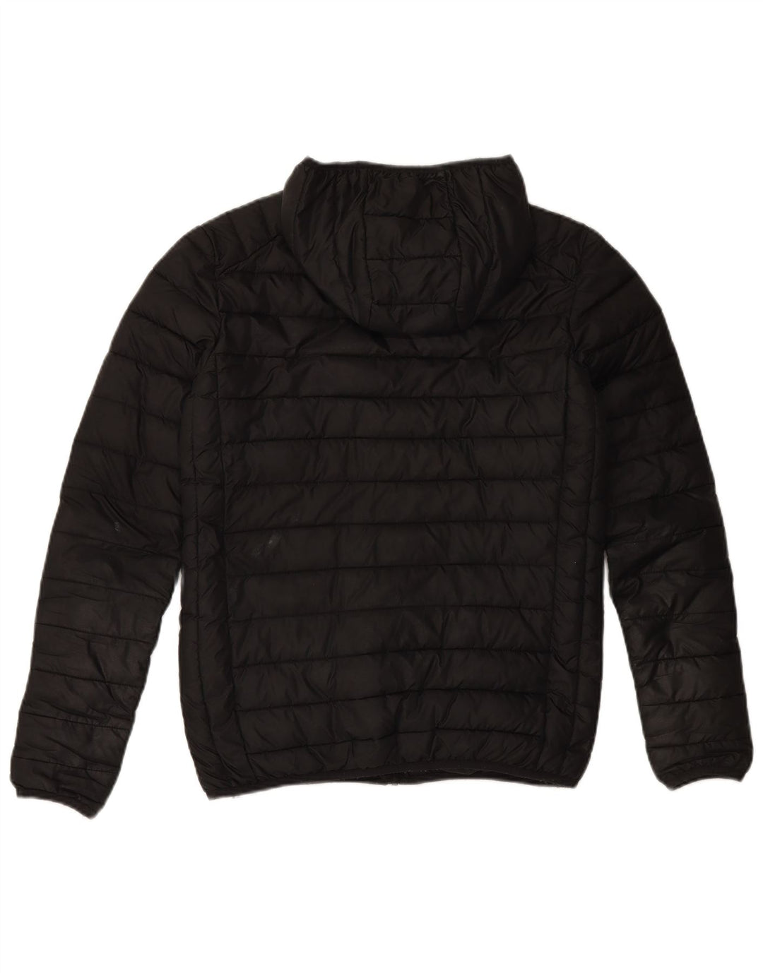 ELLESSE Mens Hooded Padded Jacket UK 34 XS Black Polyester