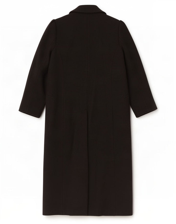 Marks & Spencer Womens Per Una Double Breasted Coat UK 12 Medium Black