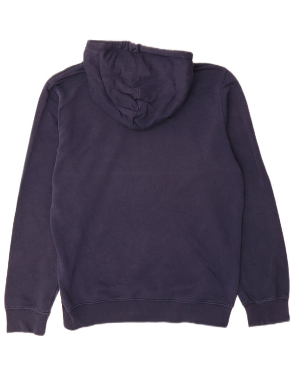 Champion Mens Chicago Graphic Hoodie Jumper Medium Navy Blue Cotton