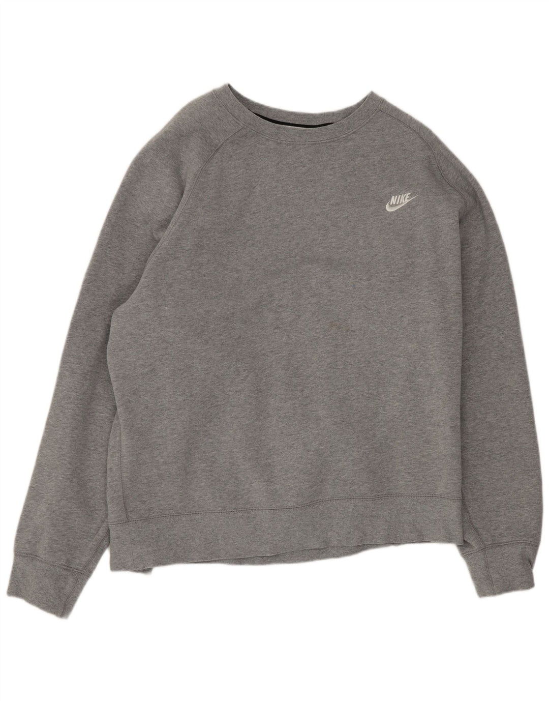 Nike Mens Sweatshirt Jumper 2XL Grey Cotton