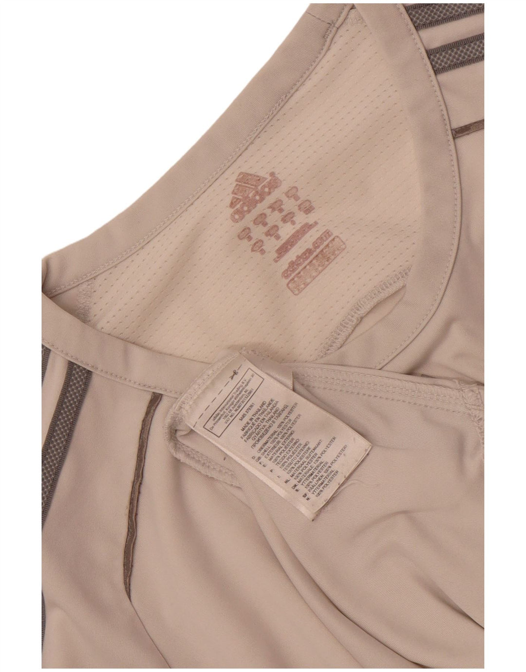 Adidas Mens Climacool T-Shirt Top Medium White Colourblock Polyester