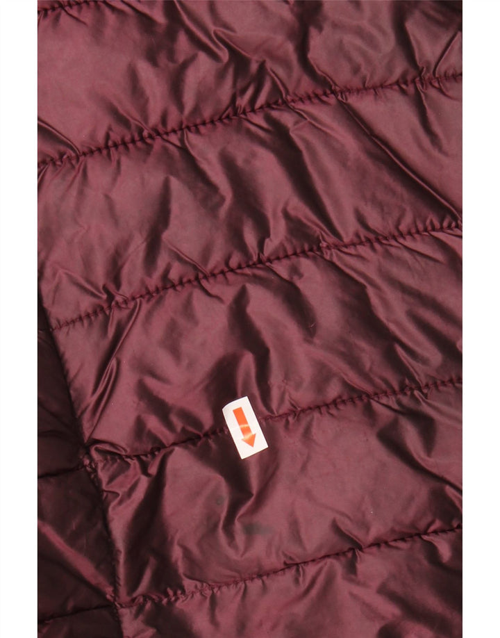 BARBOUR Womens Loose Fit Padded Jacket UK 10 Small  Purple Polyamide