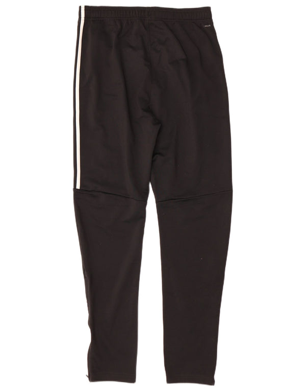 ADIDAS Boys Tracksuit Trousers 15-16 Years  Black Polyester