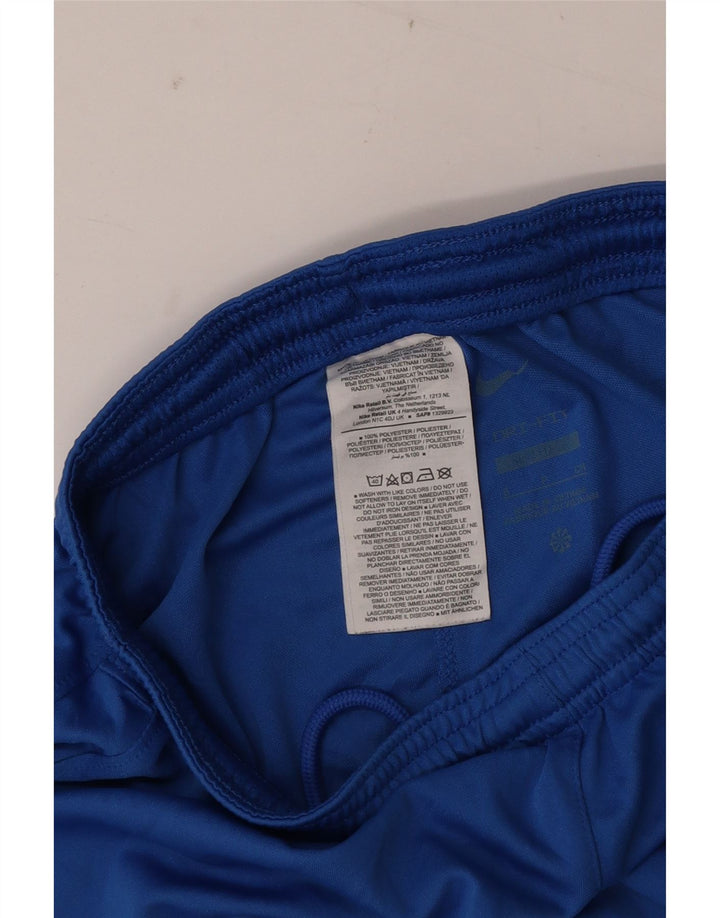 Nike Mens Dri Fit Sport Shorts Small Blue Colourblock Polyester