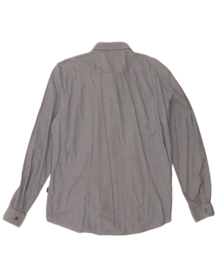 HUGO BOSS Mens Slim Fit Shirt XL Blue Check