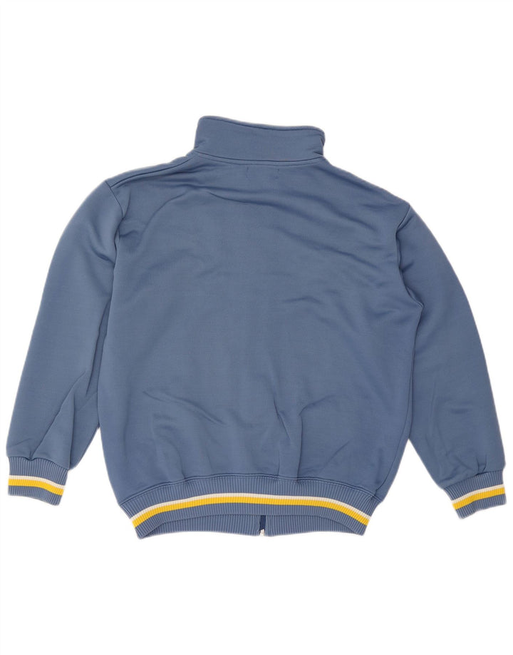 Fred Perry Mens Tracksuit Top Jacket Medium Blue Colourblock Cotton