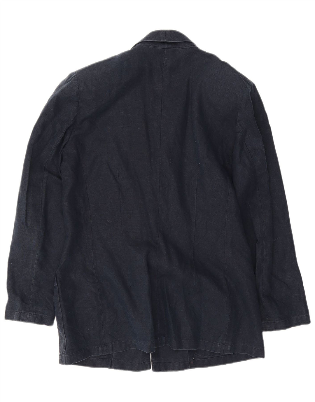 Luisa Spagnoli Womens 1 Button Blazer Jacket UK 10 Small Navy Blue