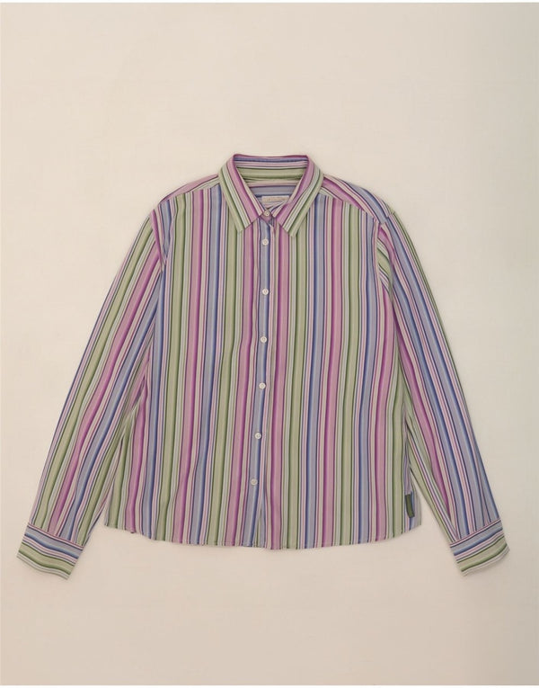 Paul & Shark Womens Yachting Shirt IT 44 Medium Multicoloured Striped