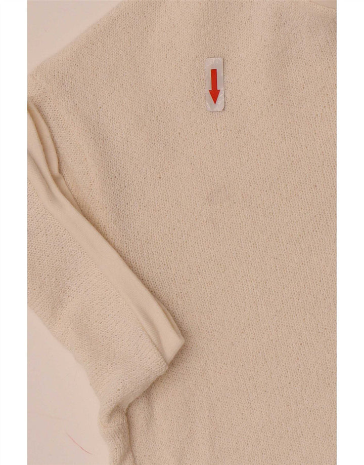 Zara Mens Polo Shirt Small Off White