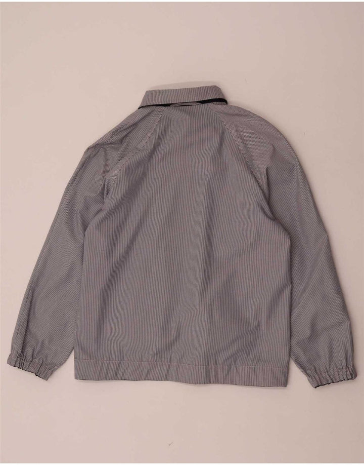 Vintage Womens Reversible Bomber Jacket EU 38 Medium Navy Blue Polyester