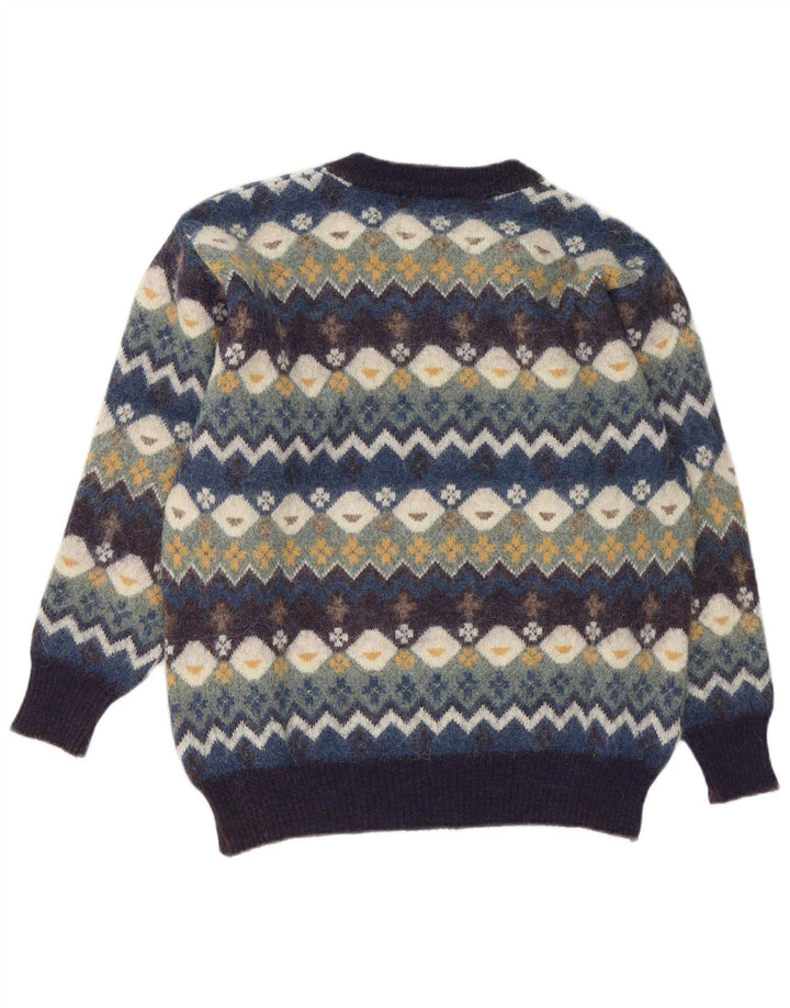 Conte of Florence Mens Crew Neck Jumper Sweater Medium Multicoloured