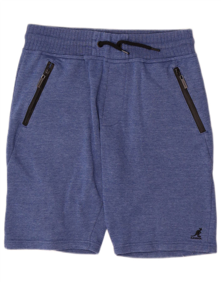 KANGOL Mens Sport Shorts Medium  Navy Blue Polyester