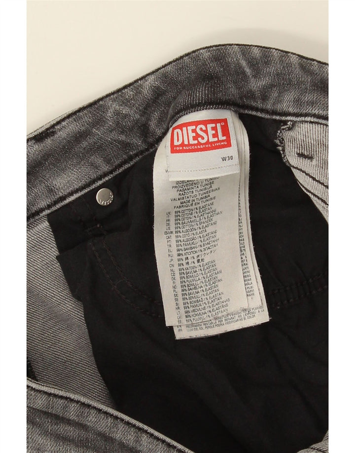 Diesel Mens Slim Jeans W30 L31 Grey Cotton