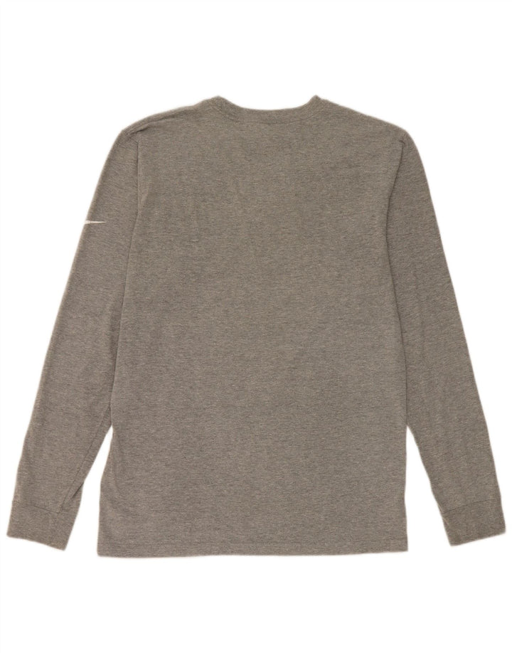 Nike Mens Packers Graphic Top Long Sleeve Small Grey Cotton