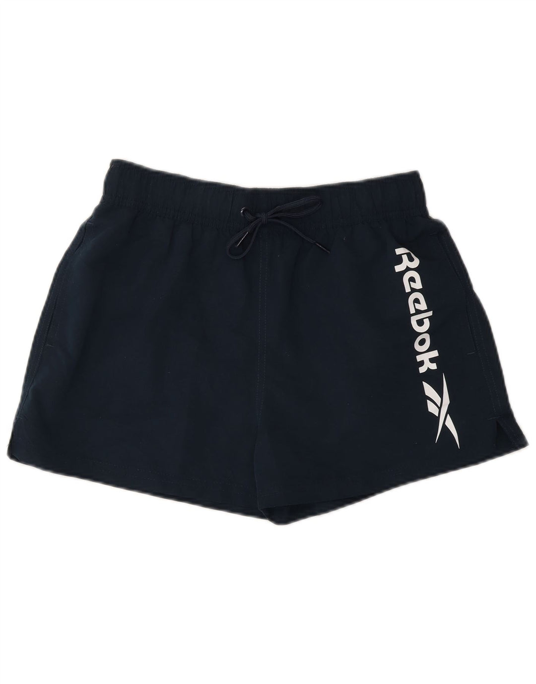Reebok Mens Graphic Swimwear Small  Navy Blue Polyester