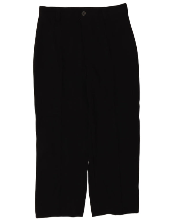 Zara Womens Tapered Casual Trousers XL W32 L29 Black Classic