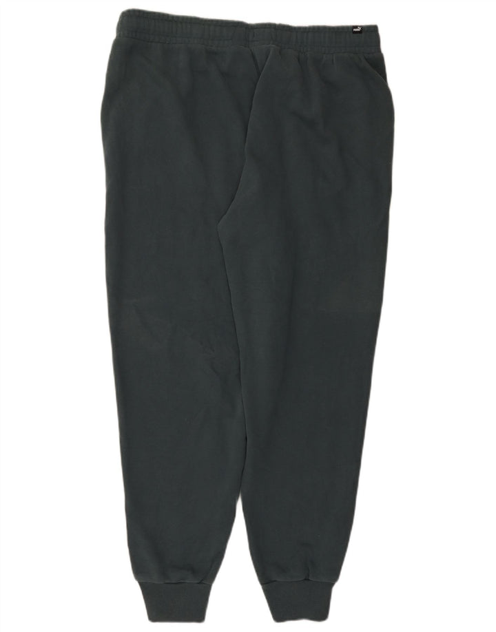 Puma Mens Tracksuit Trousers Joggers XL  Grey Cotton