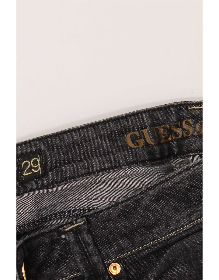 Guess Womens Crop Slim Jeans W29 L26 Grey
