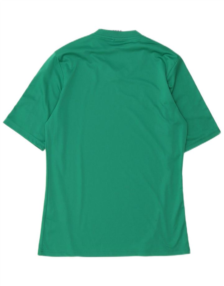 Adidas Mens Climalite T-Shirt Top Small Green Polyester
