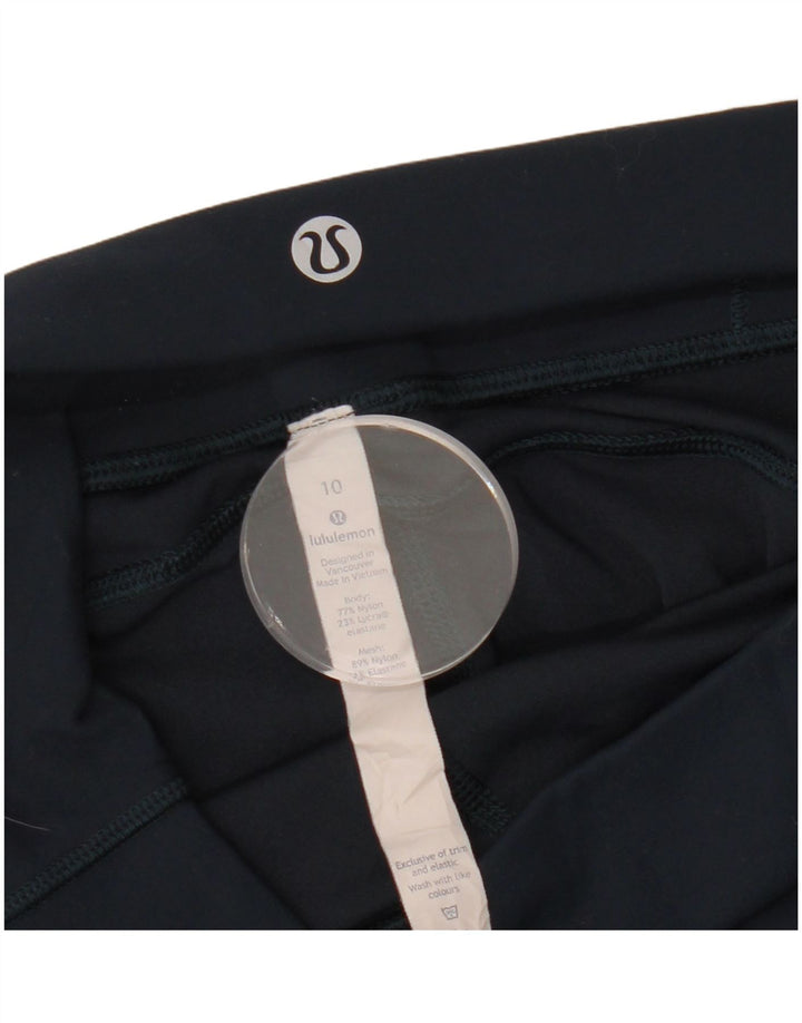 LULULEMON Womens Leggings US 10 Large  Navy Blue Nylon