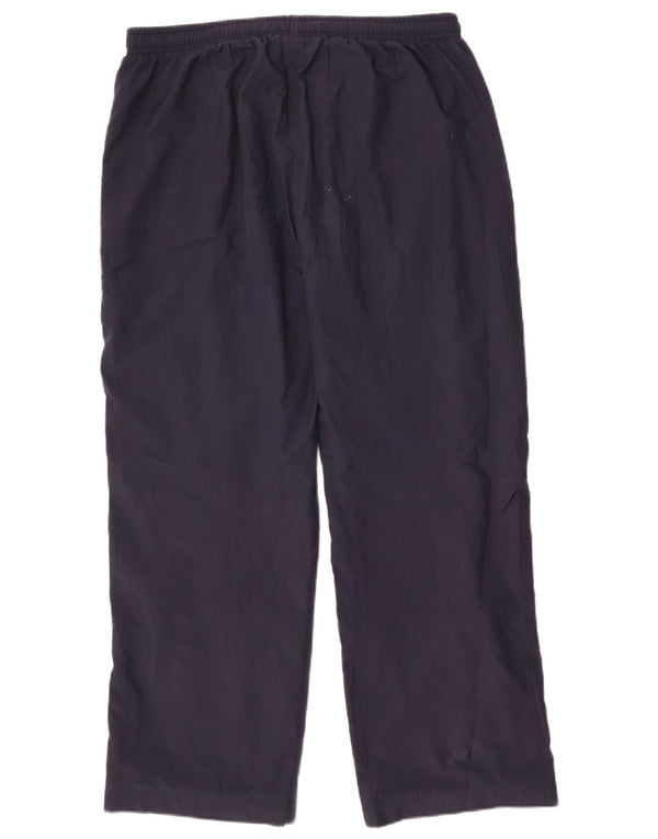 Adidas Mens Tracksuit Trousers Large  Navy Blue Polyester