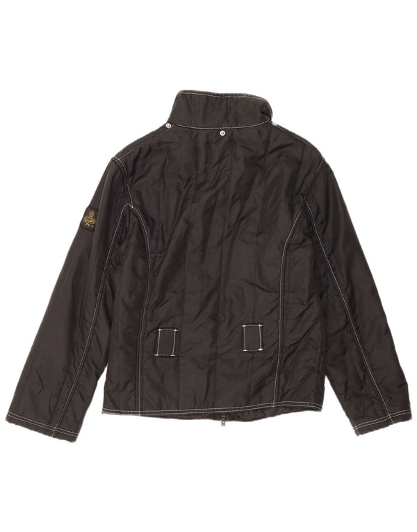 Refrigiwear Womens Rain Jacket UK 14 Large Black Nylon