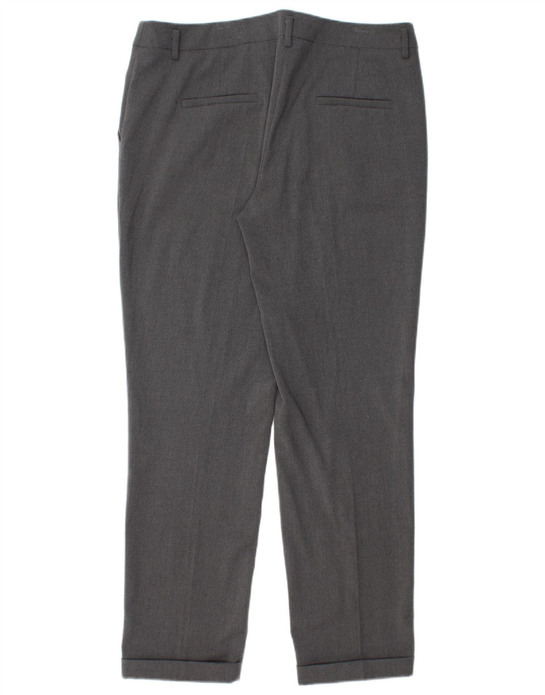 MARELLA Womens Straight Suit Trousers UK 14 Large W32 L28 Grey Polyester