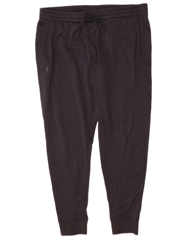 Under Armour Mens Tall Tracksuit Trousers Joggers 3XL Black Polyester