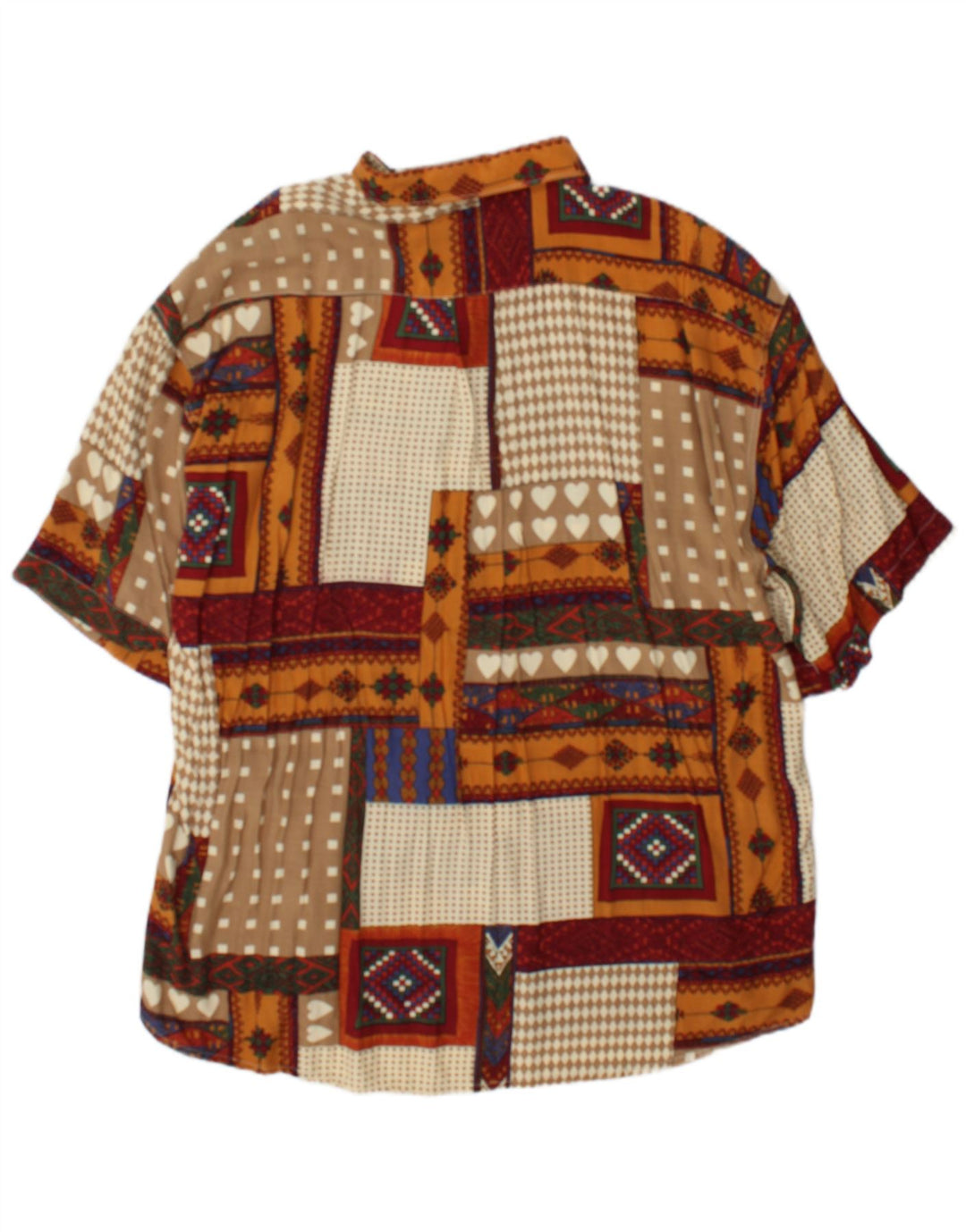 Tipo' S Mens Short Sleeve Shirt XL Multicoloured Patchwork