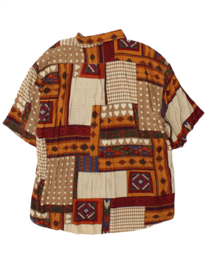 Tipo' S Mens Short Sleeve Shirt XL Multicoloured Patchwork