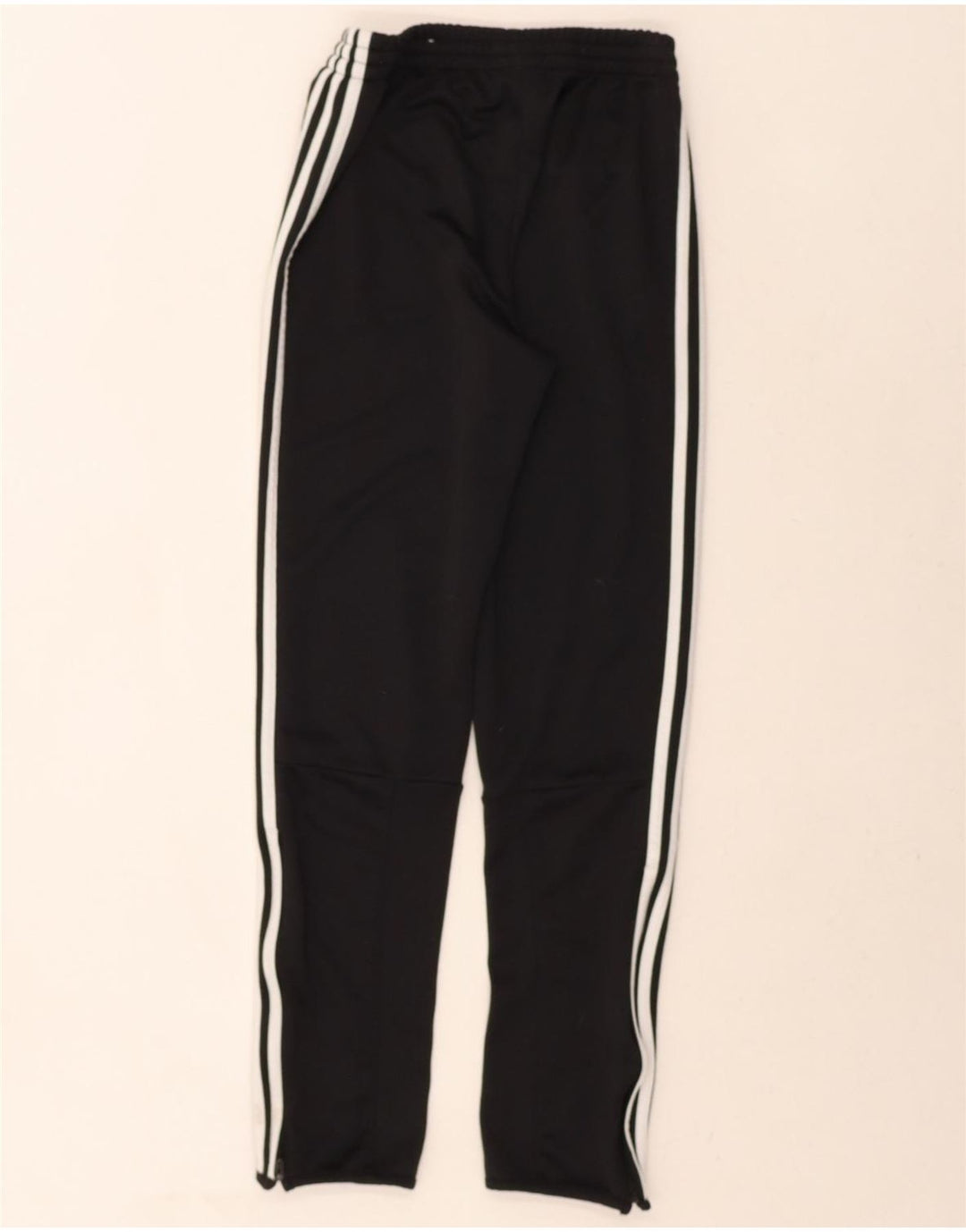 ADIDAS Boys Tracksuit Trousers 13-14 Years Black Polyester Vintage Adidas and Second-Hand Adidas from Messina Hembry 
