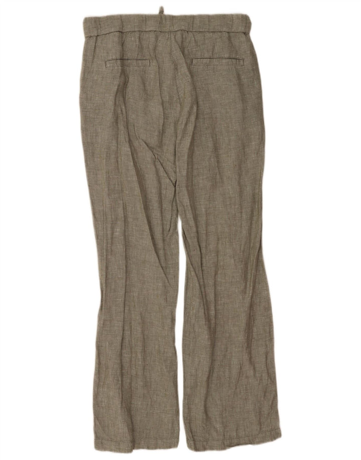 Dack's Womens Straight Chino Trousers Small W27 L28 Khaki