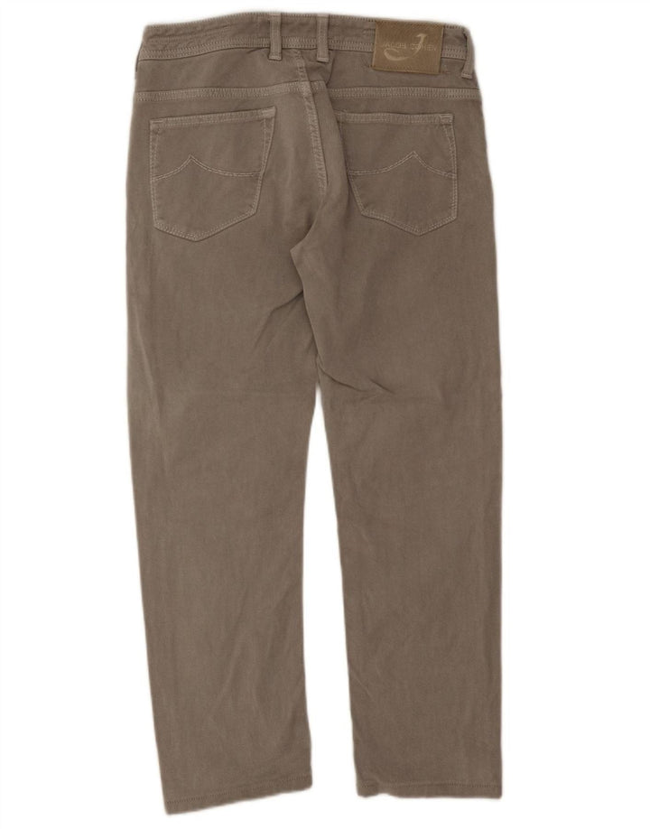 Jacob Cohen Mens Regular Straight Jeans W32 L26 Grey Cotton
