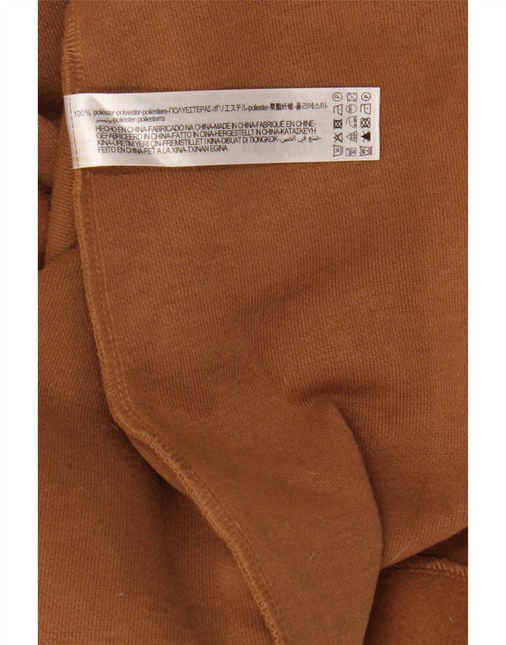 Zara Womens Open Overcoat UK 10 Small Brown Polyester