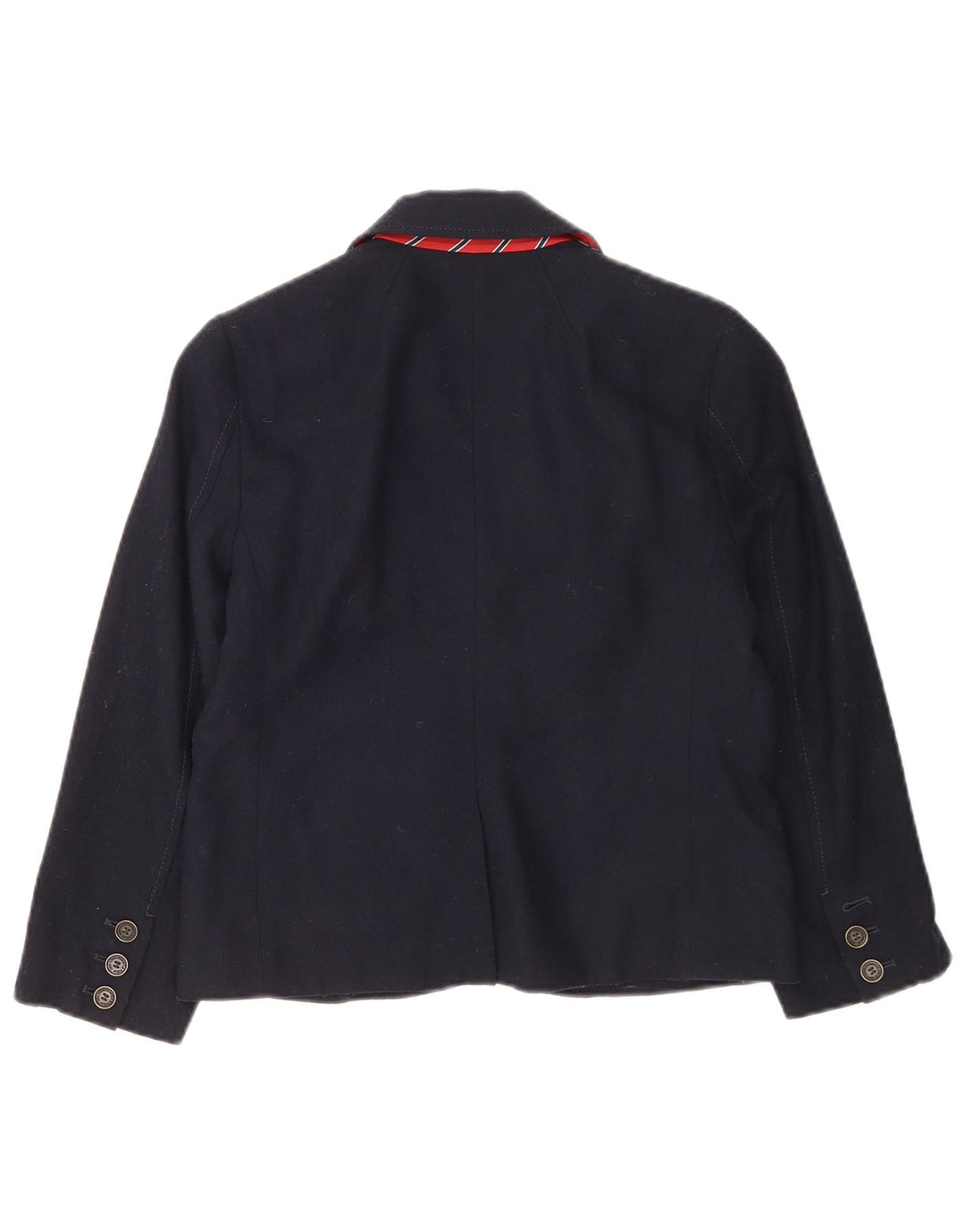 Abercrombie & Fitch Womens 2 Button Blazer Jacket UK 12 Medium Navy Blue