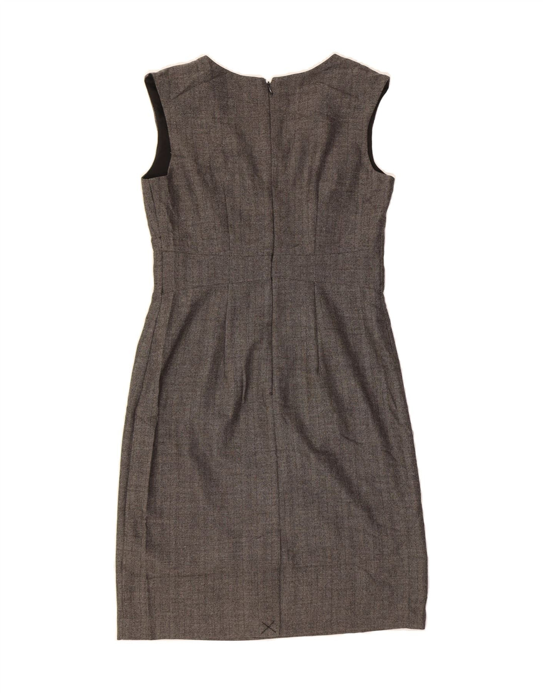MOSSIMO Womens Sleeveless Sheath Dress US 6 Medium Grey Herringbone Vintage Mossimo and Second-Hand Mossimo from Messina Hembry 
