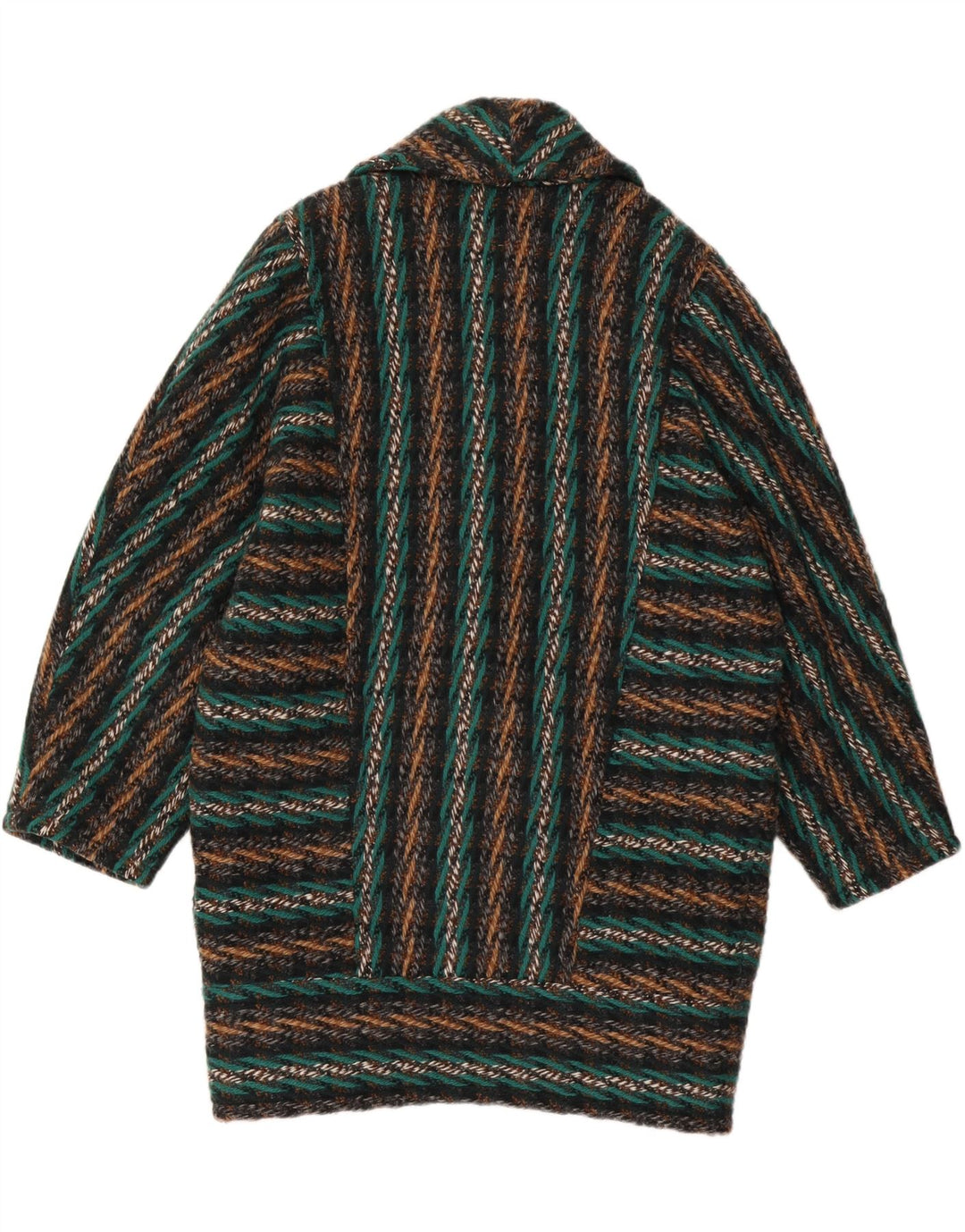 REGINA SCHRECKER Womens Double Breasted Coat IT 42 Medium Multicoloured