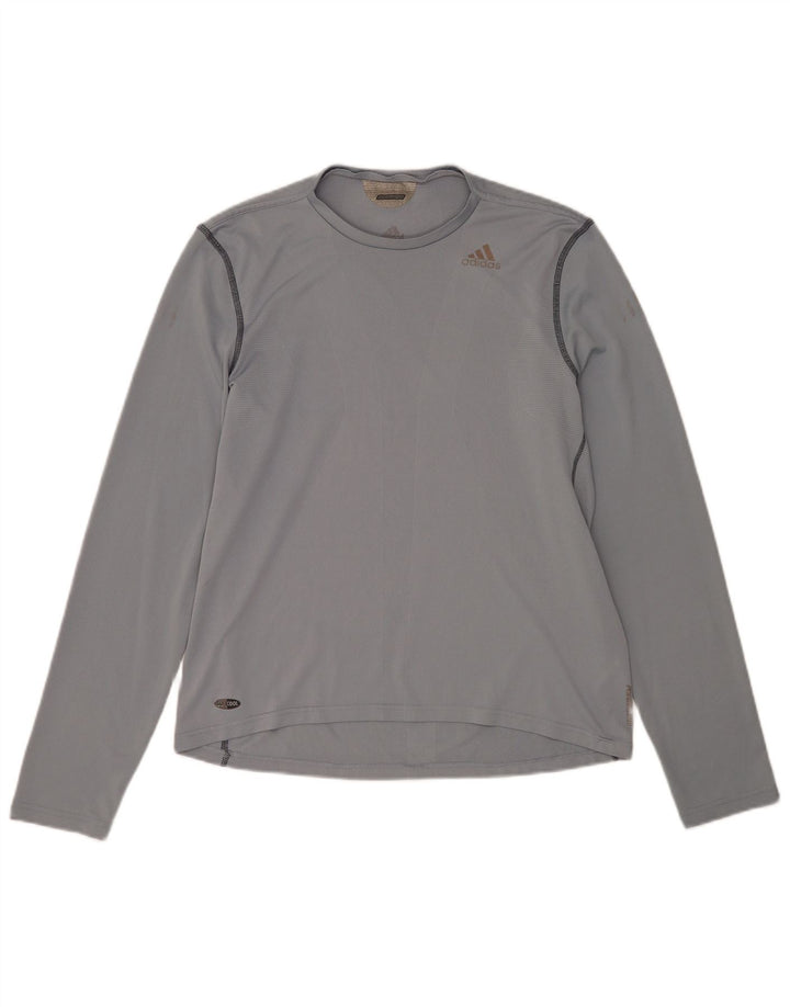 Adidas Mens Climacool Top Long Sleeve Medium Grey Polyester