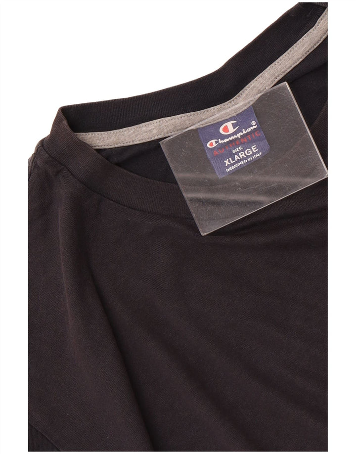 Champion Mens T-Shirt Top XL Navy Blue
